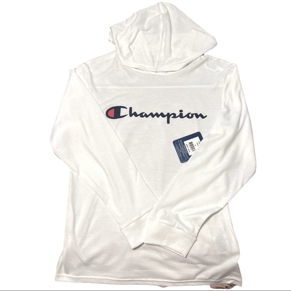 Boys Champion Hooded Long Sleeve Pullover